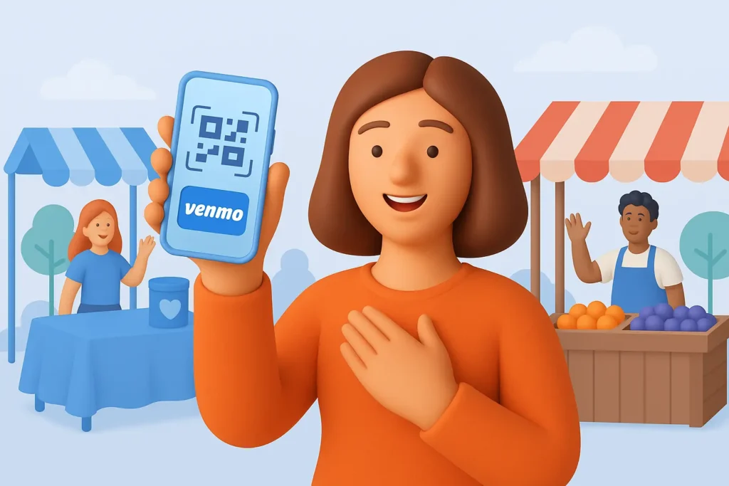 Generating venmo qr code for different usage